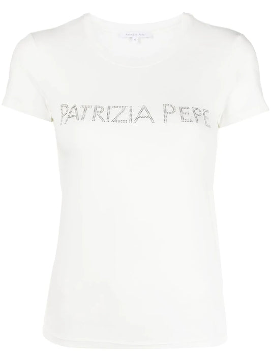 Rhinestone-Logo T-Shirt