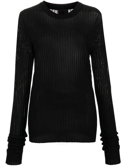 Fine Ribbed-Knit Jumper
