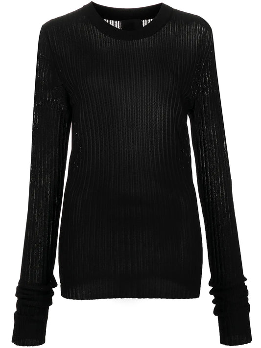Fine Ribbed-Knit Jumper