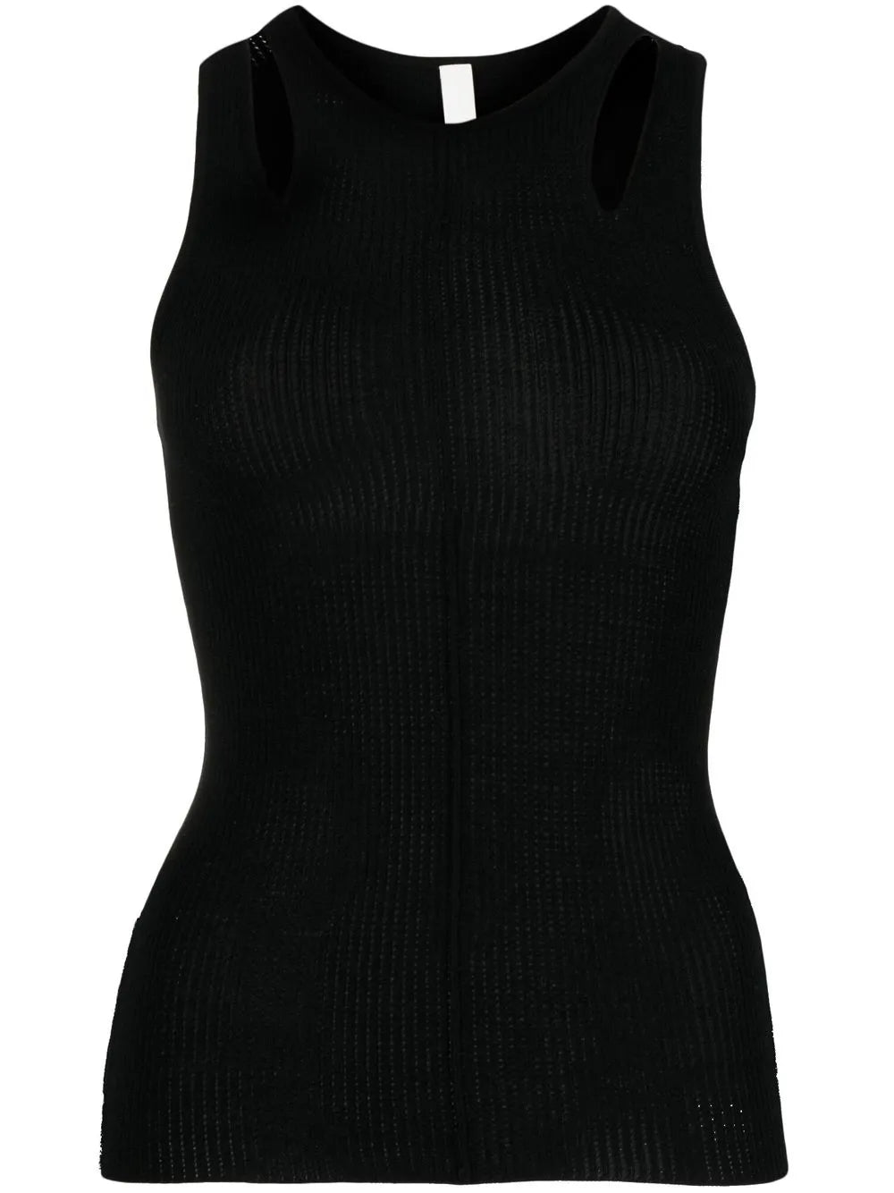 Merino Pointelle Ribbed Tank Top