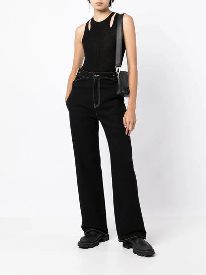 Merino Pointelle Ribbed Tank Top