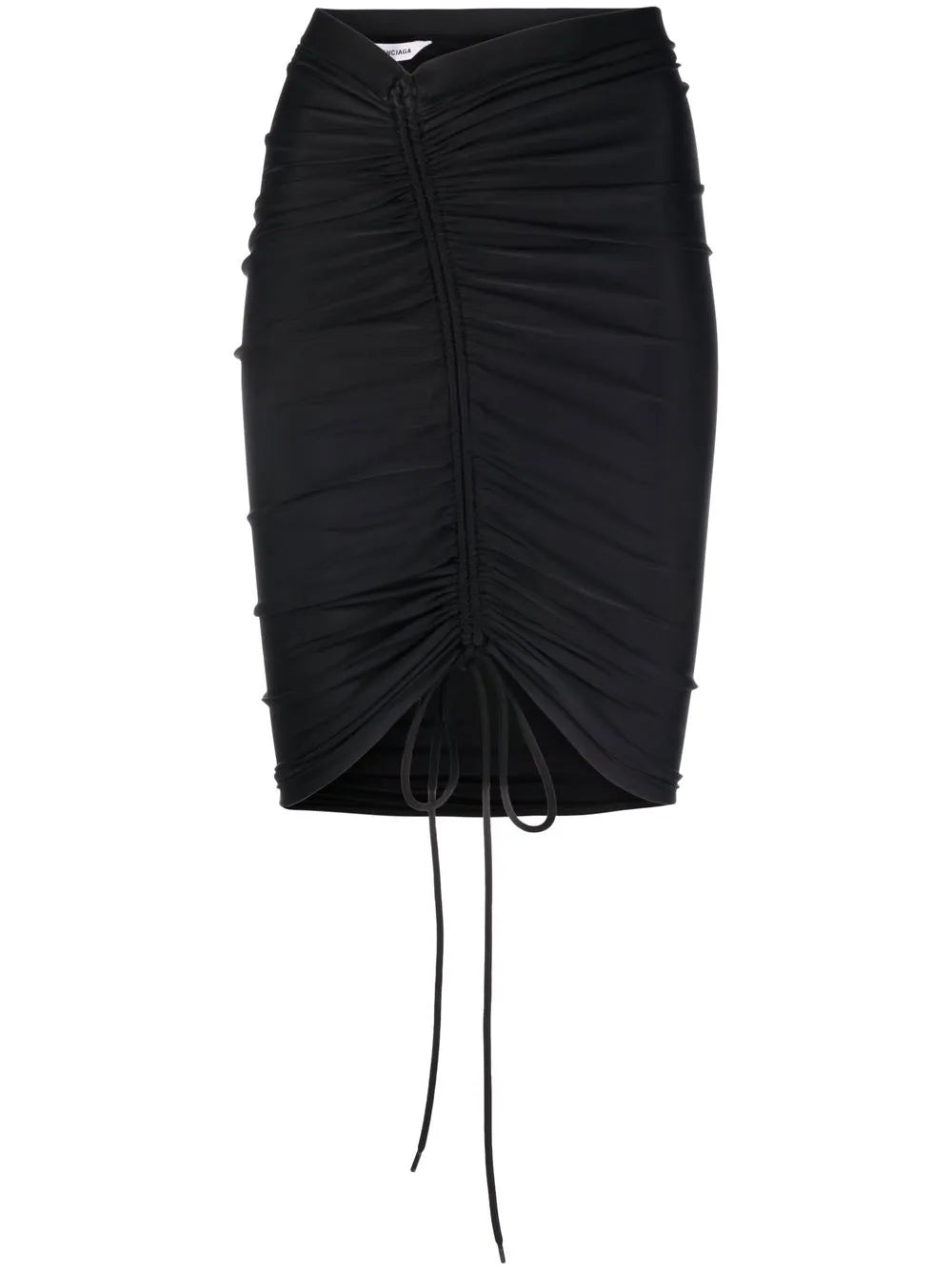 Gathered Stretch Mini Skirt