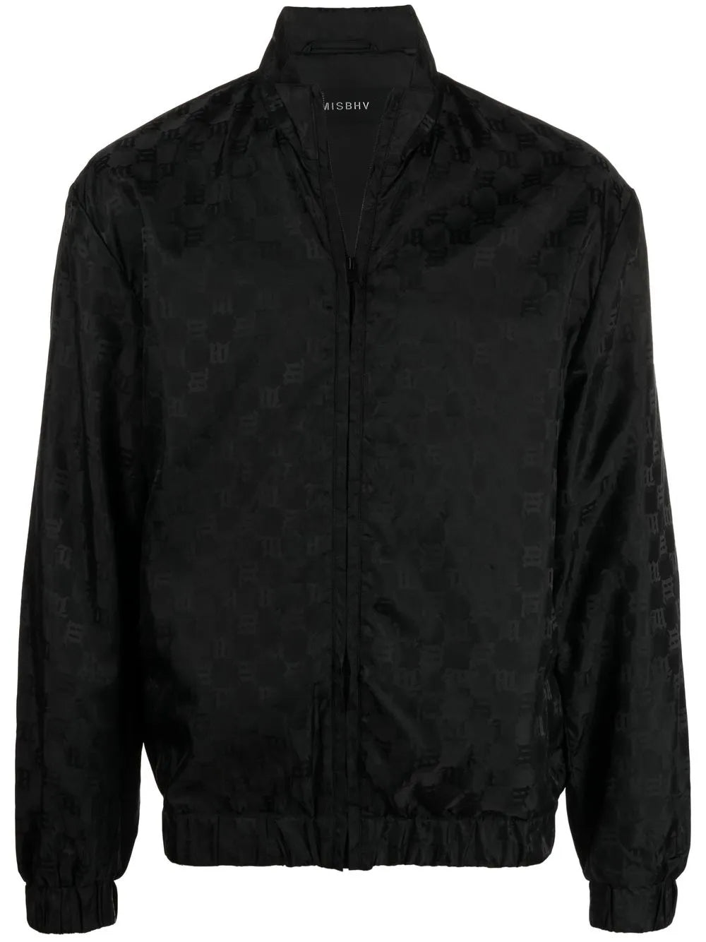 Monogram-Print Zip-Up Sports Jacket