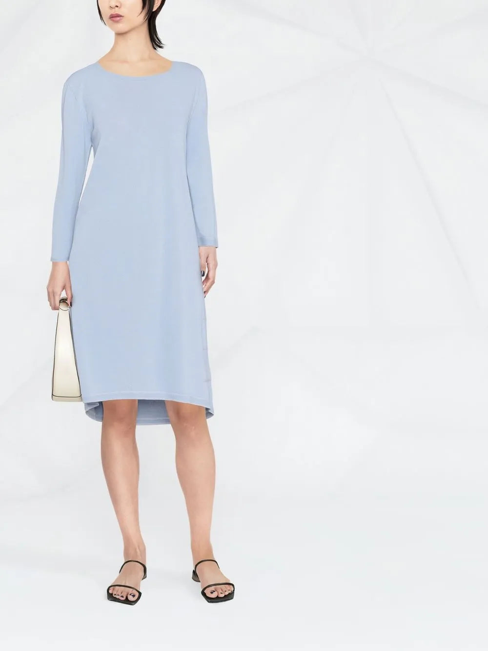 Long-Sleeved Knitted Dress