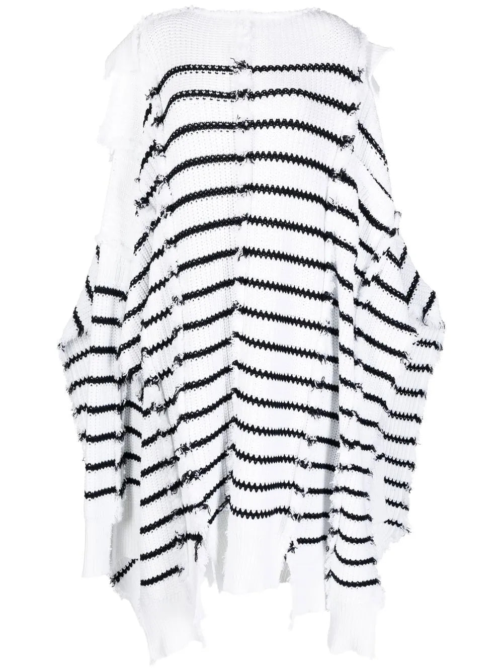 Striped Knitted Cape
