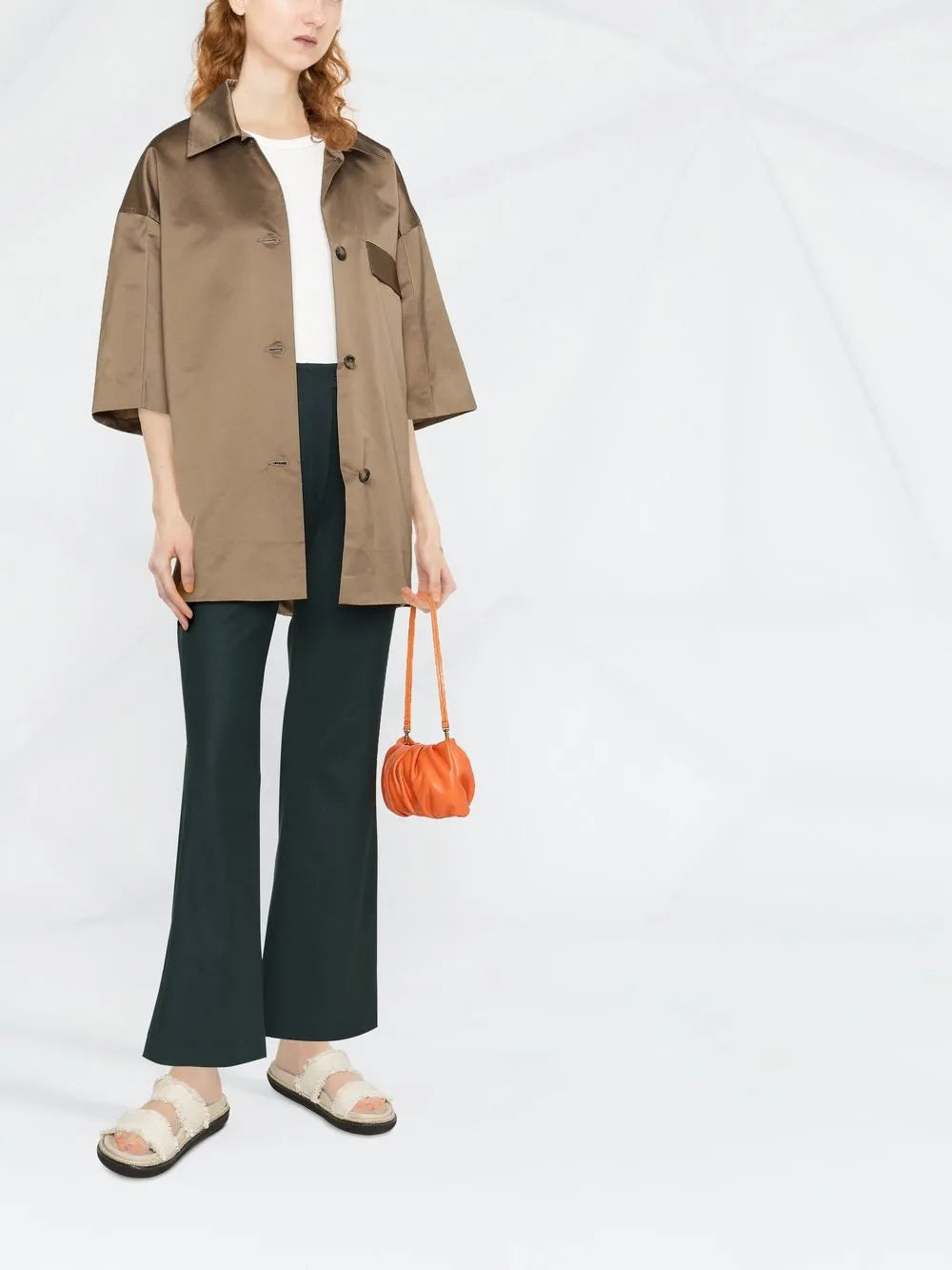 Kyma Cropped Kick-Flare Trousers