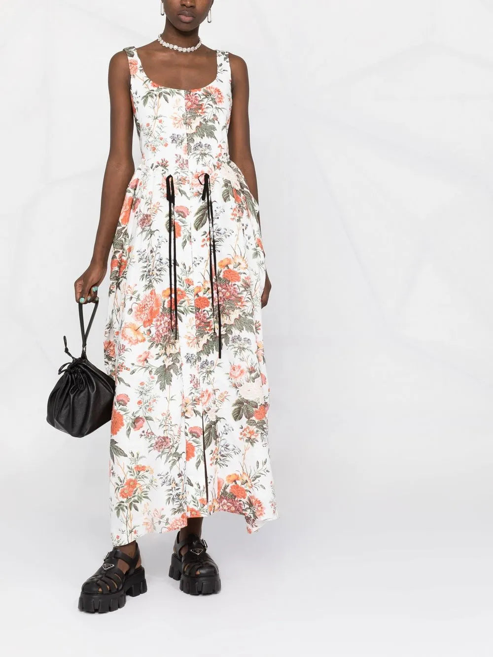 Floral Full Dress