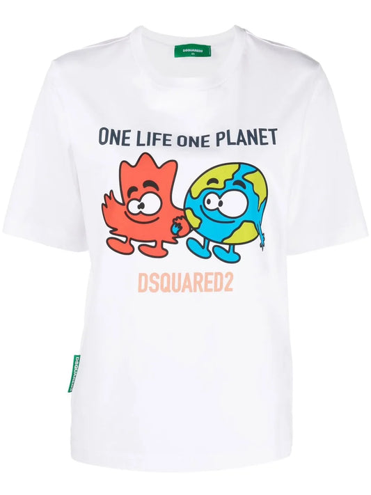 One Life Buddies-Print T-Shirt