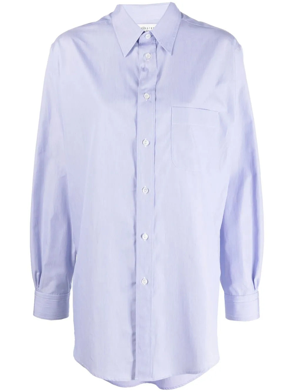 Long-Sleeve Piqué Shirt