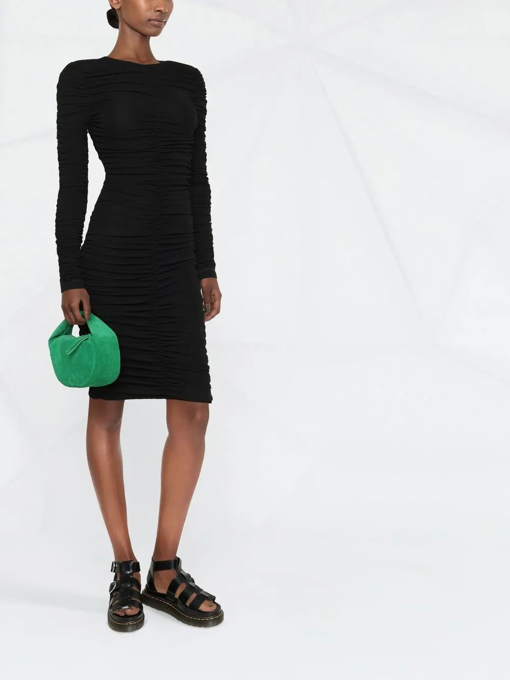 Ruched-Effect Dress