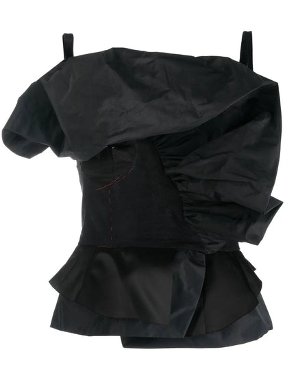 Sleeveless Ruffled Top