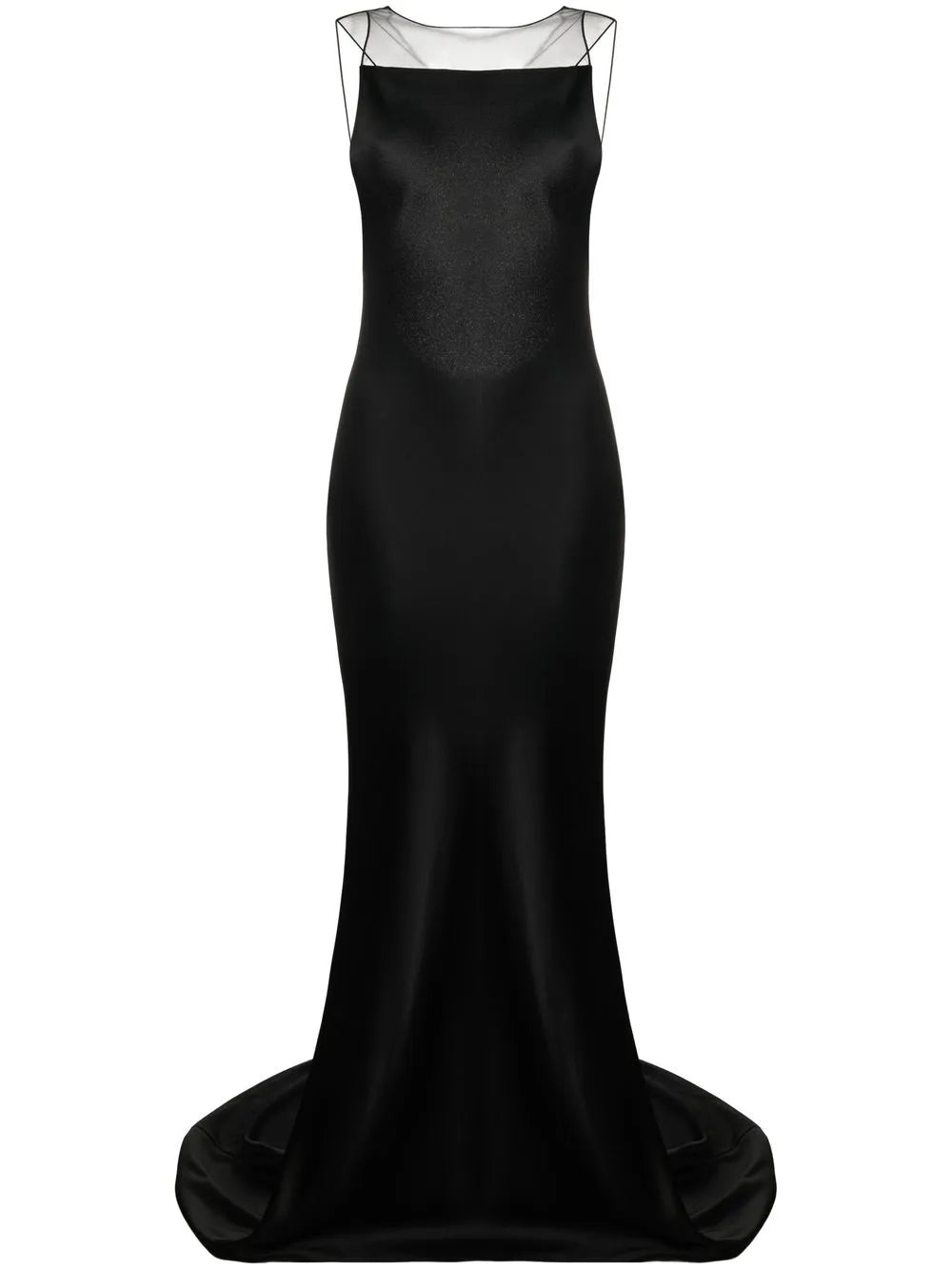 Satin Fishtail Gown