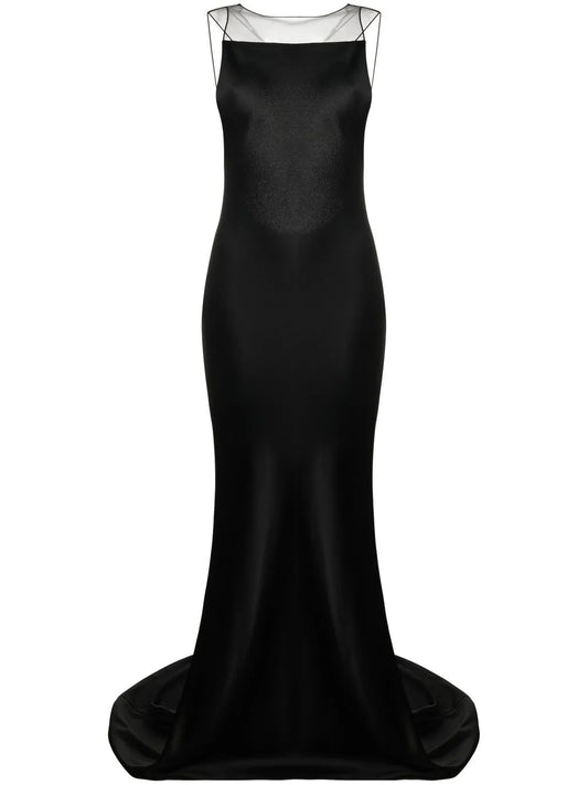 Satin Fishtail Gown