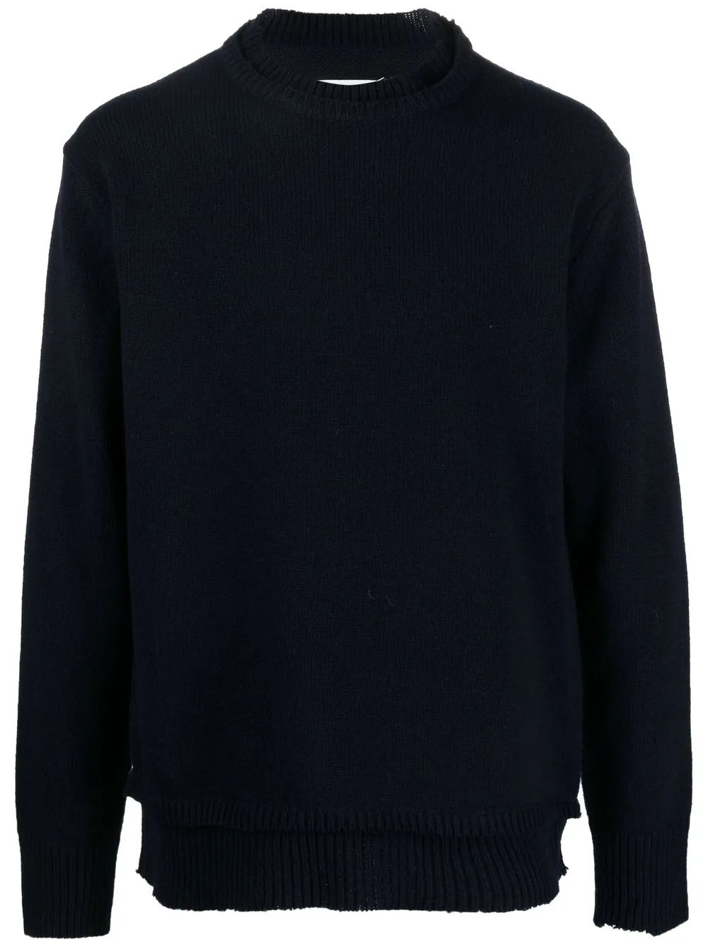 Elbow-Patch Knitted Jumper