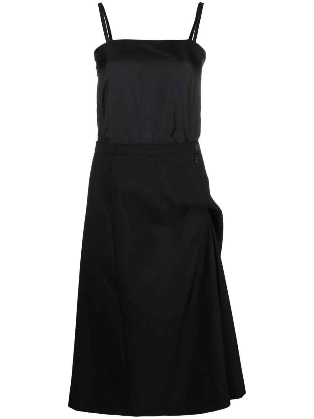 Reworked Wool Midi Dress