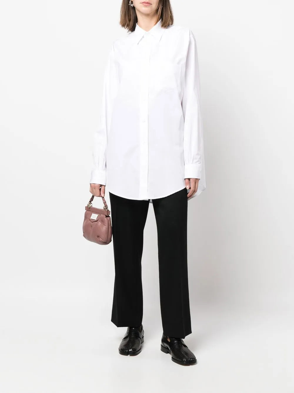 Longline Poplin Shirt