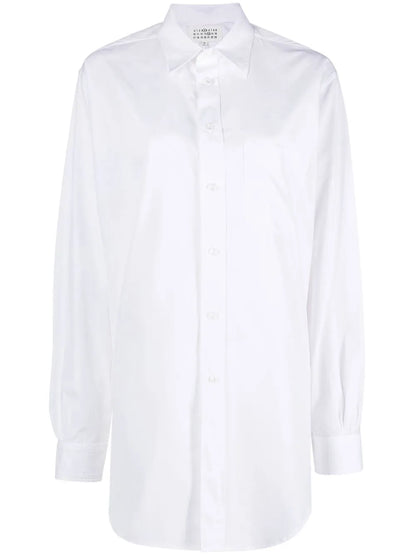 Longline Poplin Shirt