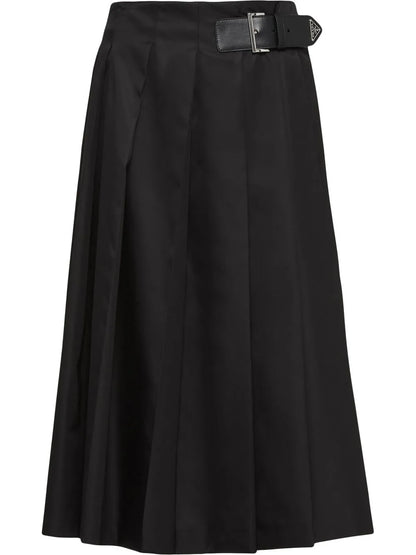 Re-Nylon Pleated Skirt