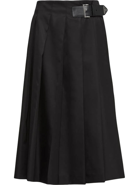 Re-Nylon Pleated Skirt