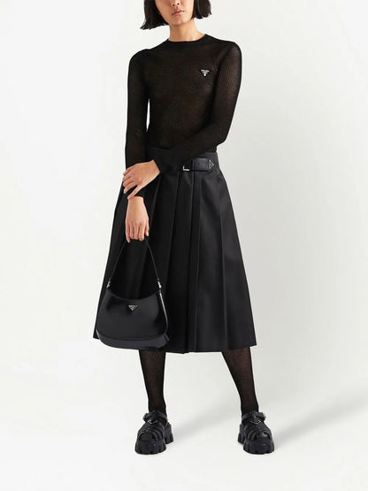 Re-Nylon Pleated Skirt