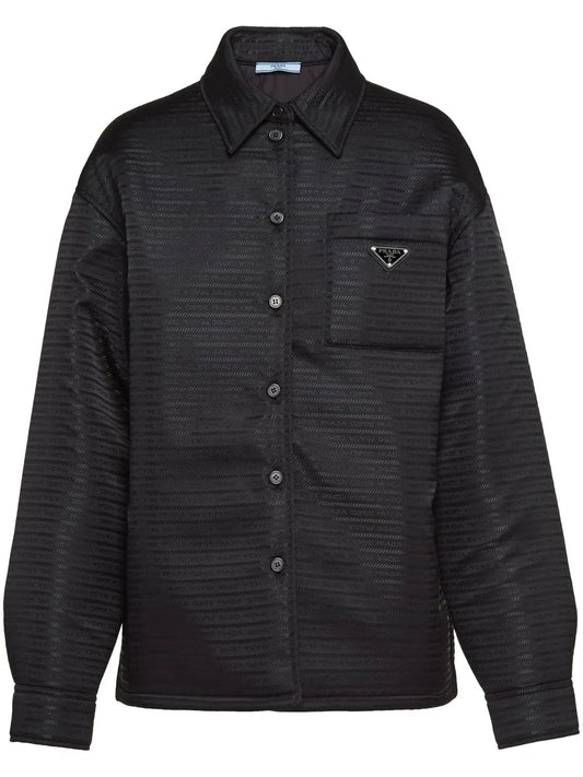 Re-Nylon Triangle-Logo Jacket
