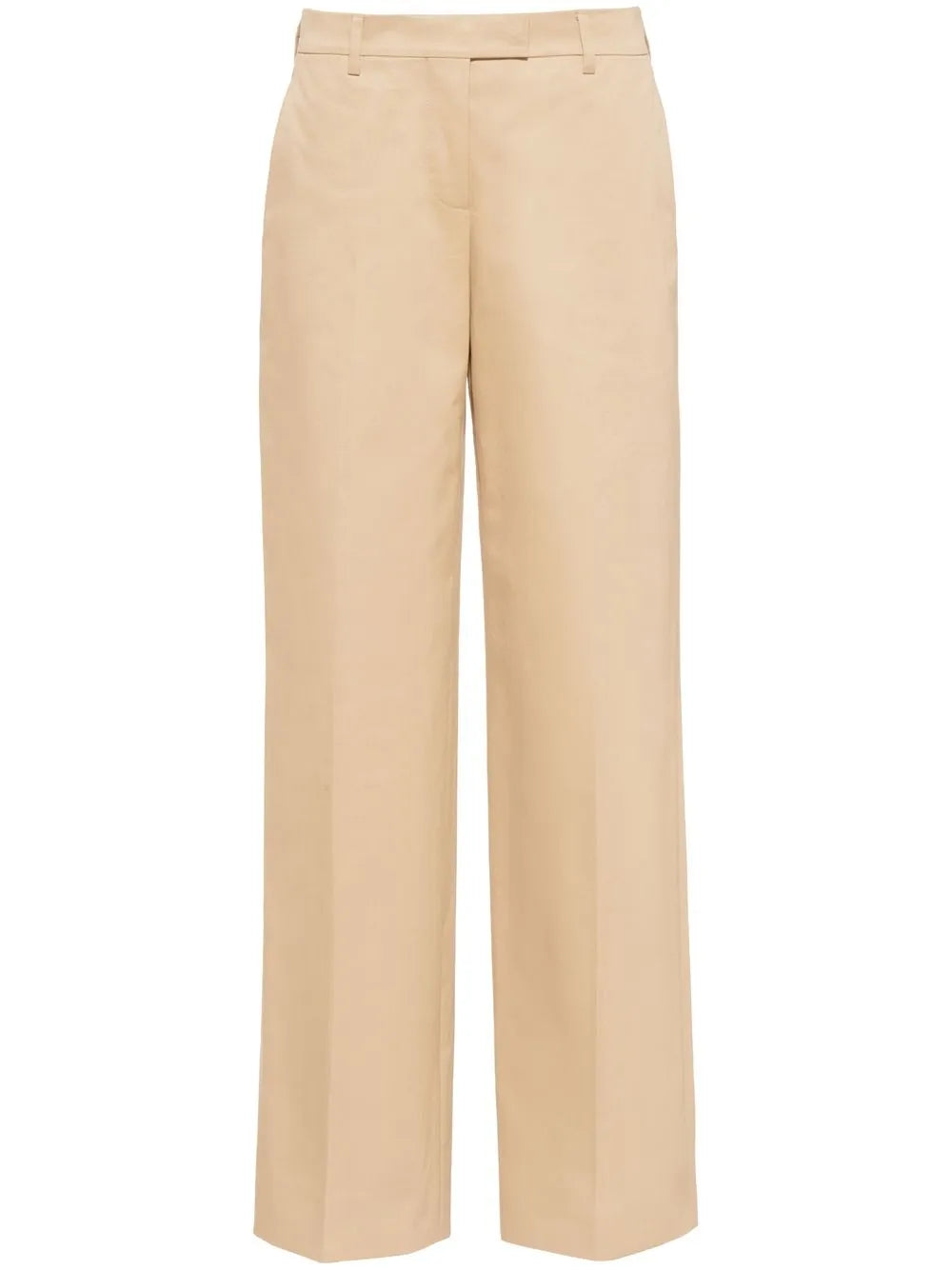 Mid-Rise Straight Leg Chino Trousers