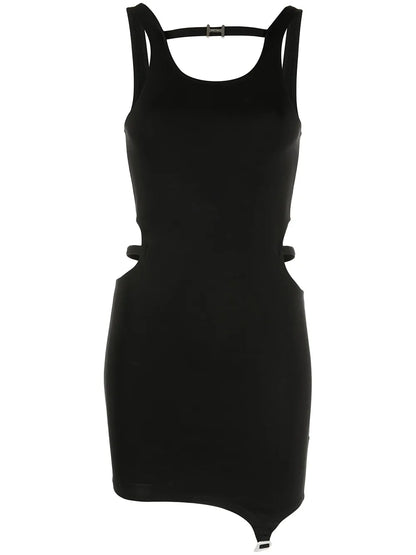 Cut-Out Asymmetric Dress