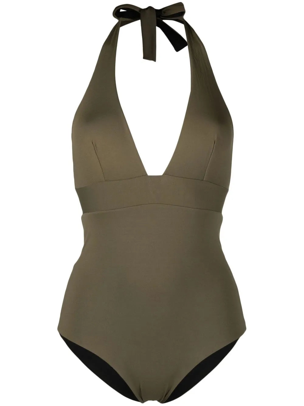 Reversible V-Neck One-Piece
