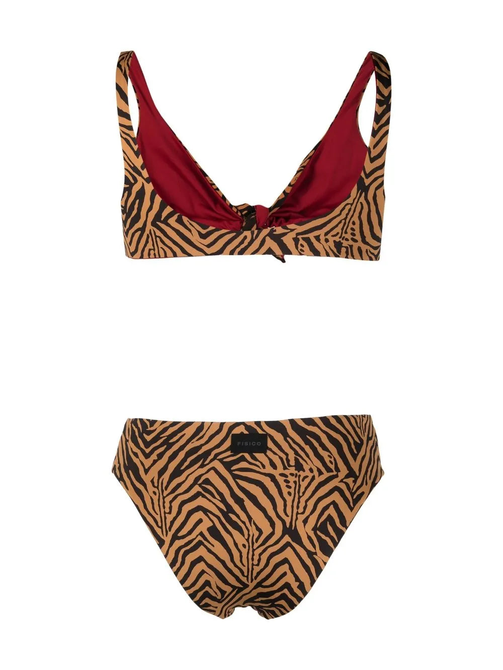Tiger-Print Bikini