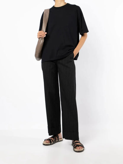 Drop-Shoulder Cotton T-Shirt