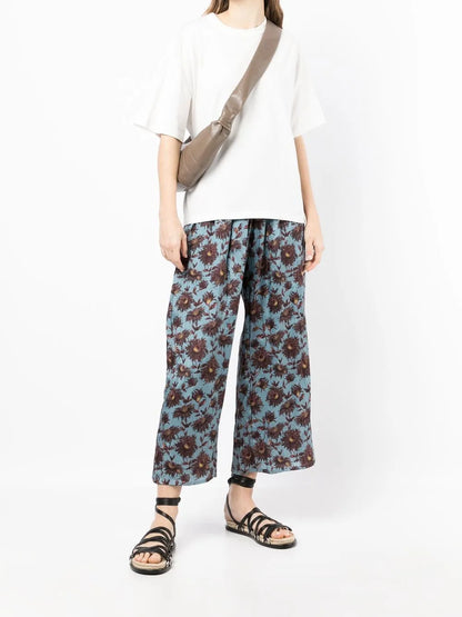 Drop-Shoulder Cotton T-Shirt