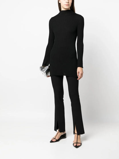 Ribbed-Knit Merino Top