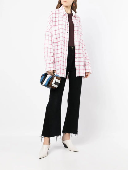 Grid Tweed Shirt