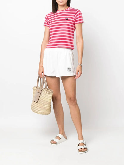 Terry-Cloth Track Shorts