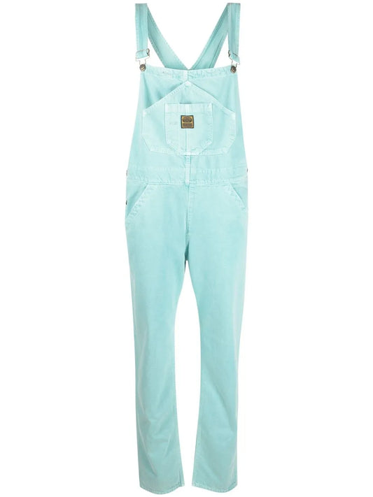 Logo Patch Organic Cotton Dungarees