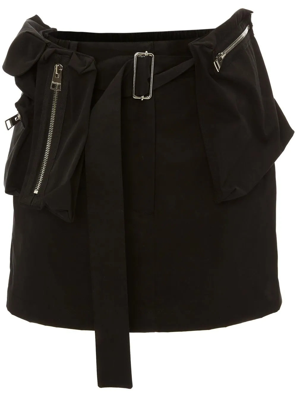 Zip-Detail Miniskirt