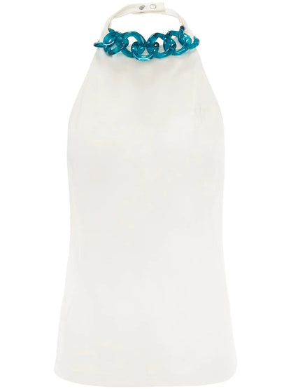Chain-Link Halterneck Top