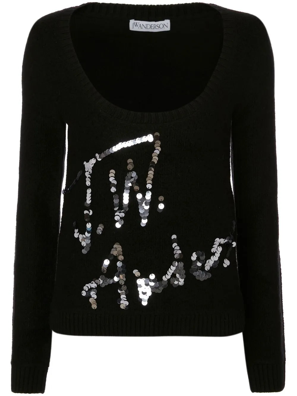 Pailette-Embellished Detail Jumper