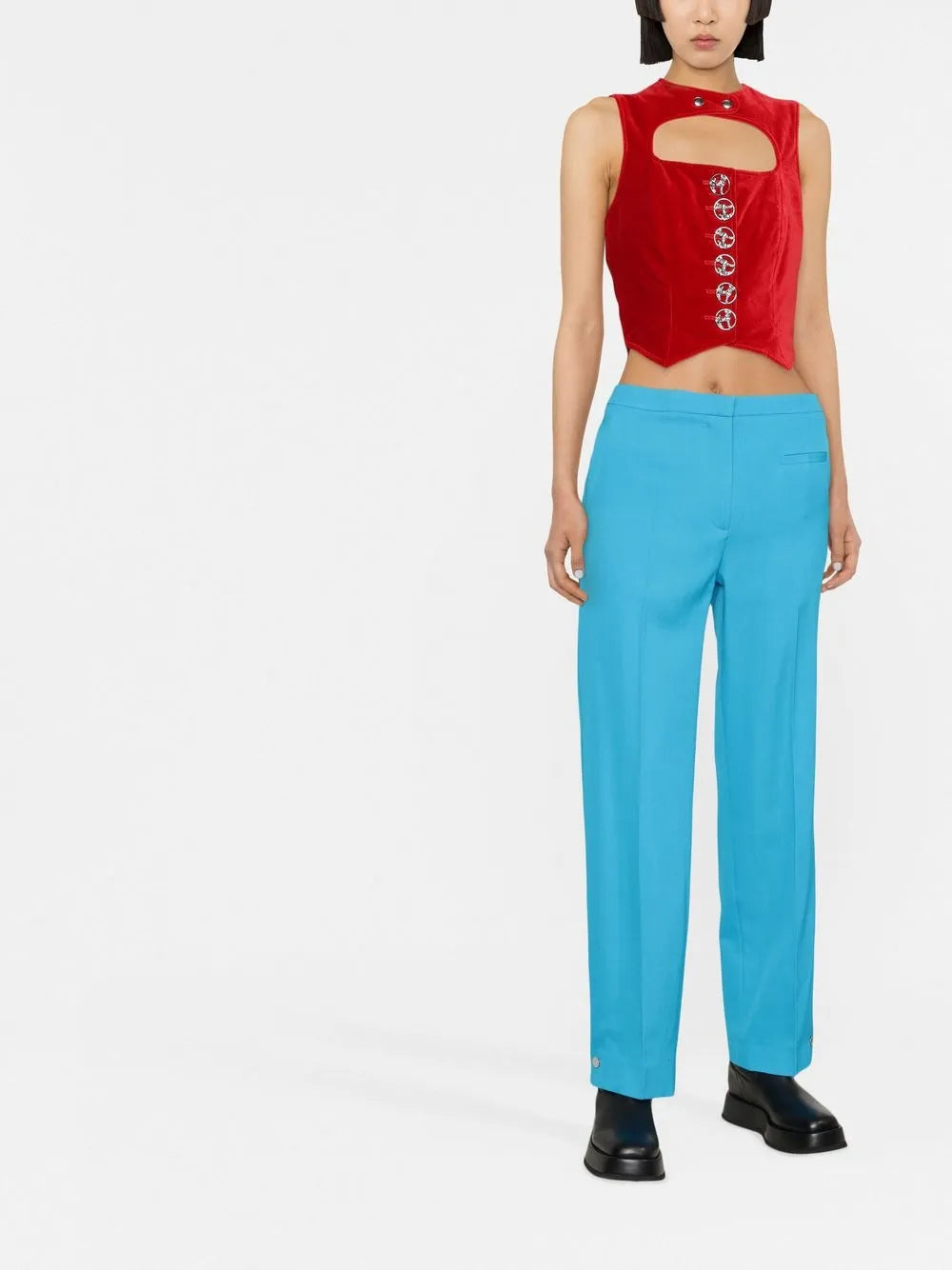 Straight-Leg Trousers