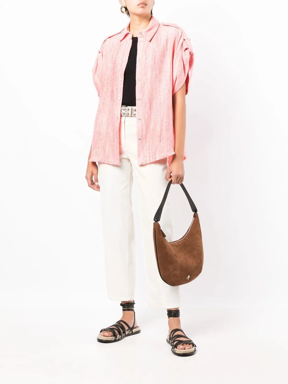 Button-Up Tweed Shirt