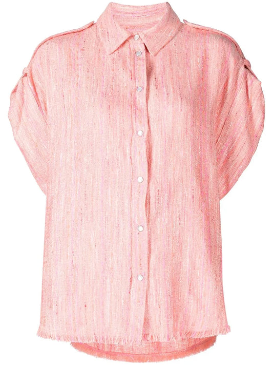Button-Up Tweed Shirt
