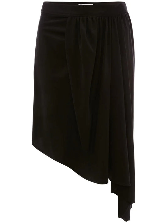 Asymmetric Gathered Skirt