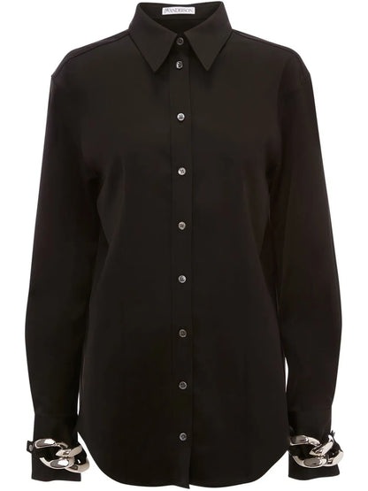 Chain-Link Cuff Shirt