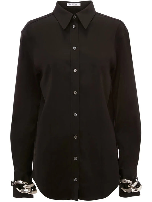 Chain-Link Cuff Shirt