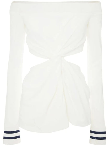 Off-Shoulder Cut-Out Blouse