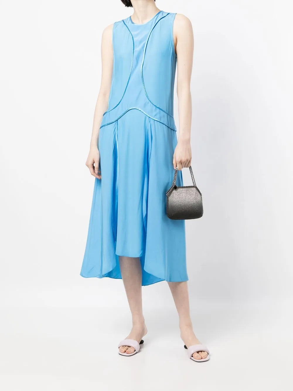 Flared Sleeveless Dress