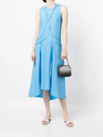 Flared Sleeveless Dress