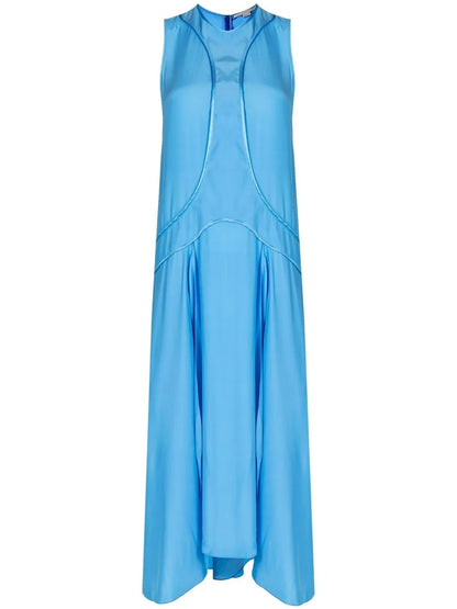 Flared Sleeveless Dress