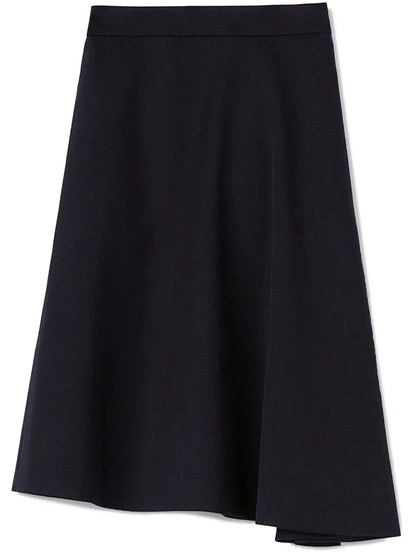Asymmetric Midi Skirt
