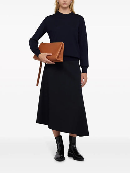 Asymmetric Midi Skirt